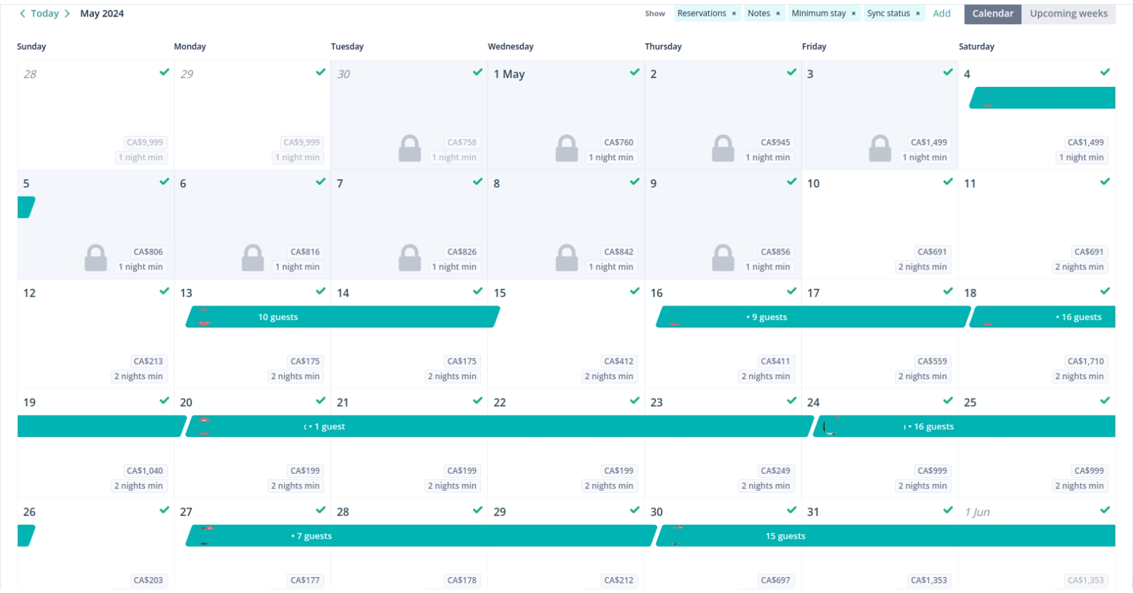 airbnb calendar may airbnb pricing strategy